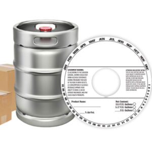 Standard Keg Collars - Keg Collars Keg Wrap Beverage Labels